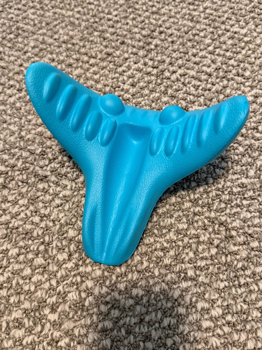 Bright Blue Textured Massage Neck relief Tool